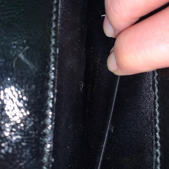 YSL black patent leather clutch - Picture 4 of 6